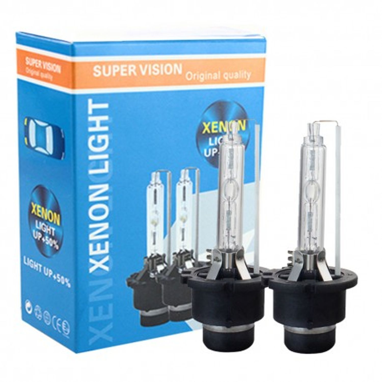 Becuri Xenon Techstar&reg; SuperVision D2S, 6000K, 35w, +50% fotografia produsului View 6 L