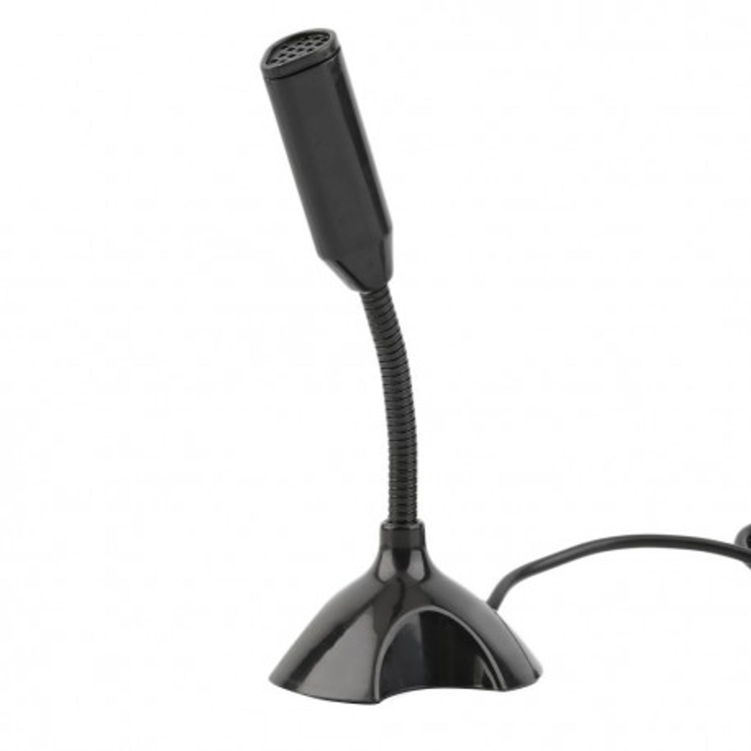 Microfon Techstar&reg; Desktop, de Birou cu Suport, Conexiune USB, Plug&Play, Negru fotografia produsului View 4 L