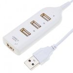 USB Hub Techstar&reg; HB2, USB 2.0 High Speed, 4 Port USB2.0, Alb fotografia produsului