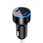 Incarcator Auto Techstar&reg; Mini C2, Negru, Compact, Dual USB, 4.8A, fotografia produsului View 2 S