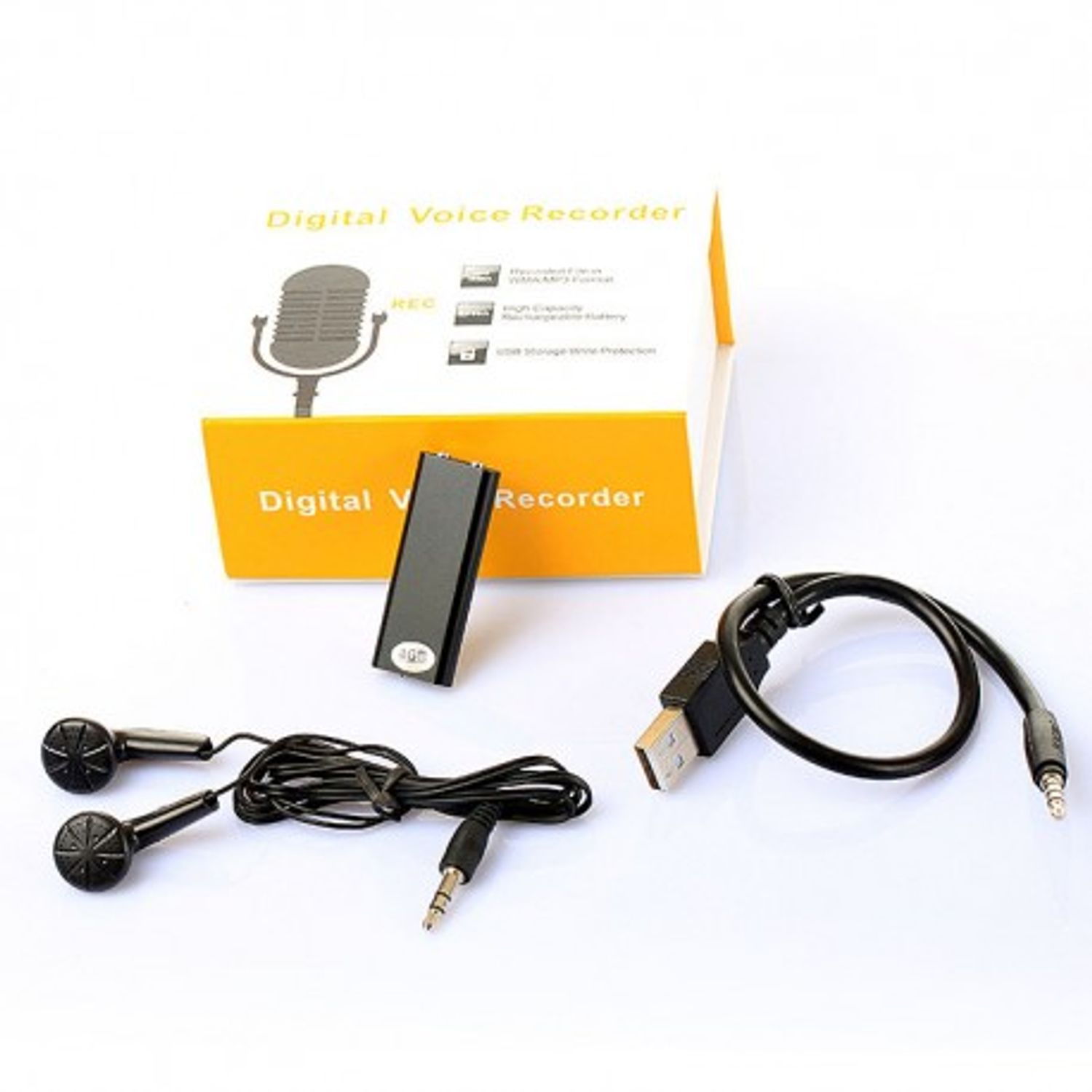 MP3 Player Spion Techstar&reg; Mini8, Memorie Interna 8GB, Microfon Integrat, Inregistrare Audio, Acumulator fotografia produsului View 10 L