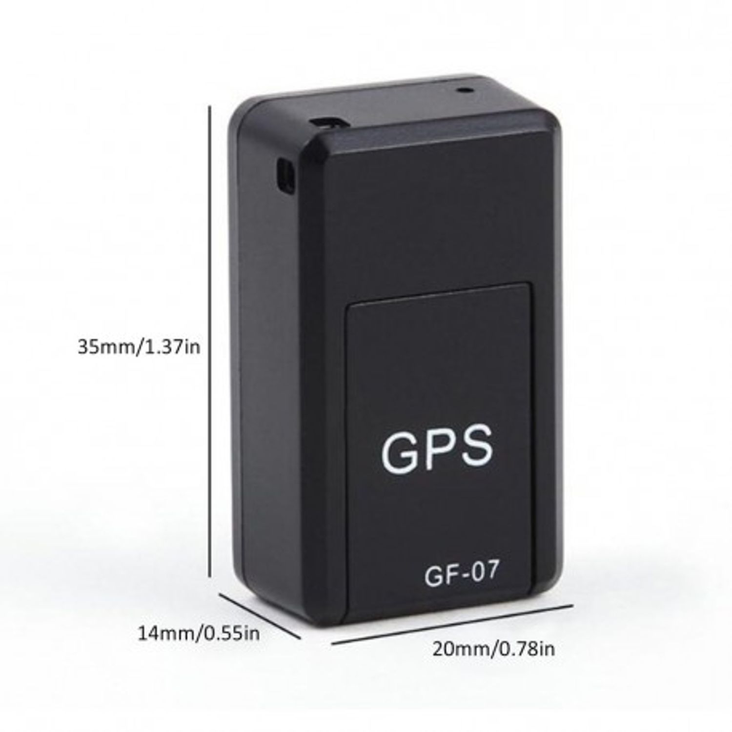 Mini GPS Tracker Techstar&reg; GF-07, Localizare GPS, Microfon, SIM, Prindere Magnetica, Negru fotografia produsului View 7 L