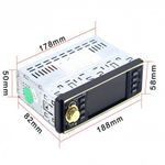 MP5 Player Techstar&reg; 4319 1DIN, Ecran HD 4.1", Telecomanda, USB, AUX IN fotografia produsului View 3 S