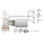 Termostat Electronic Techstar&reg; HY368, Smart, Ecran LED, Protocol ZigBee, Pentru Radiator, Calorifer, Cu Programare, Ap fotografia produsului View 4 S