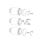 Termostat Electronic Techstar&reg; HY368, Smart, Ecran LED, Protocol ZigBee, Pentru Radiator, Calorifer, Cu Programare, Ap fotografia produsului View 8 S
