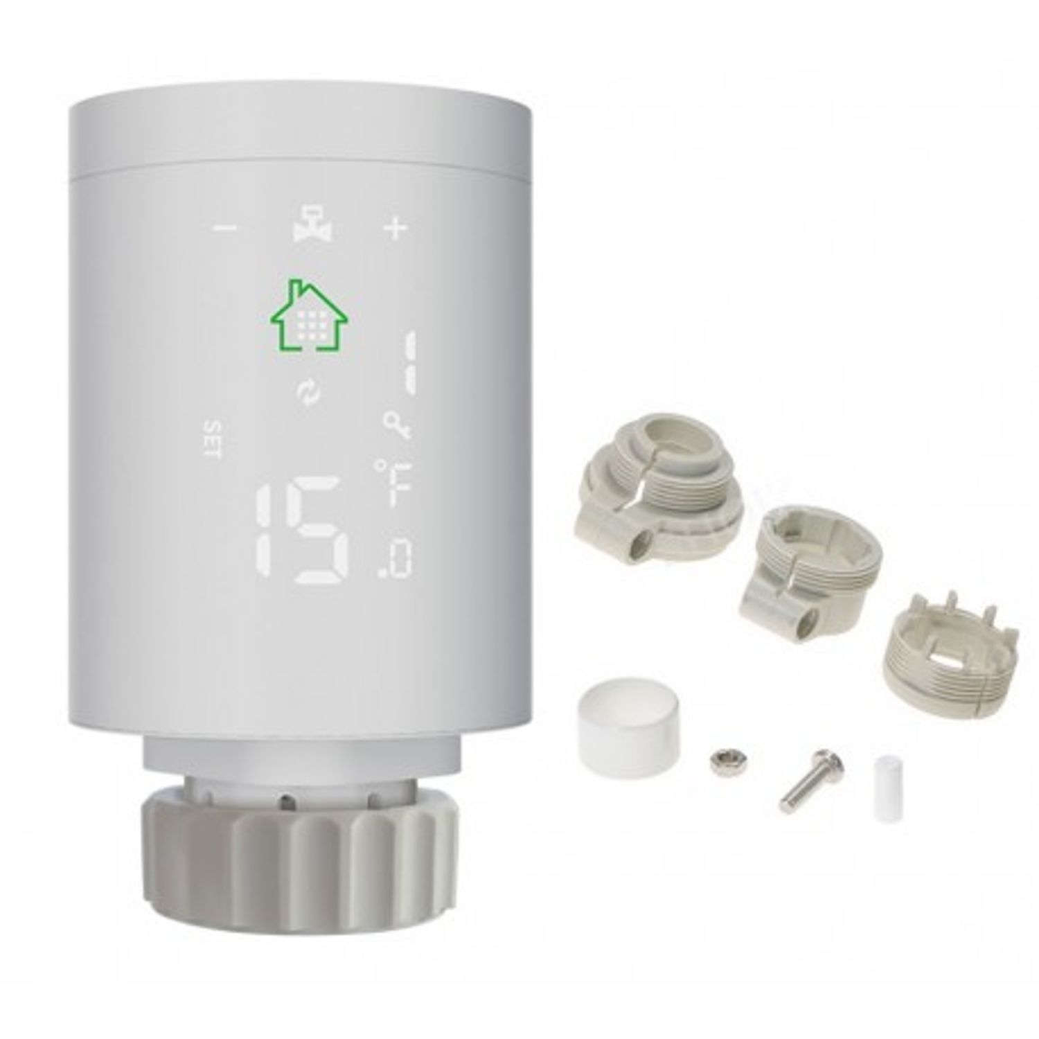 Termostat Electronic Techstar&reg; HY368, Smart, Ecran LED, Protocol ZigBee, Pentru Radiator, Calorifer, Cu Programare, Ap fotografia produsului