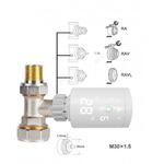 Termostat Electronic Techstar&reg; HY368, Smart, Ecran LED, Protocol ZigBee, Pentru Radiator, Calorifer, Cu Programare, Ap fotografia produsului View 5 S
