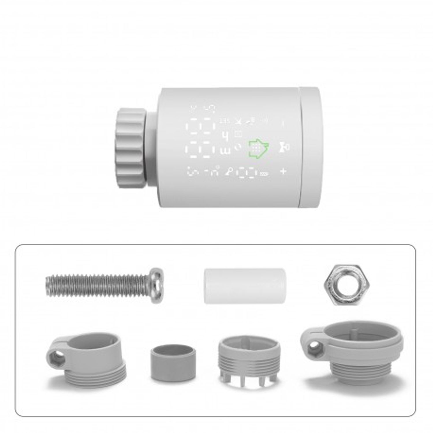 Termostat Electronic Techstar&reg; HY368, Smart, Ecran LED, Protocol ZigBee, Pentru Radiator, Calorifer, Cu Programare, Ap fotografia produsului View 6 L