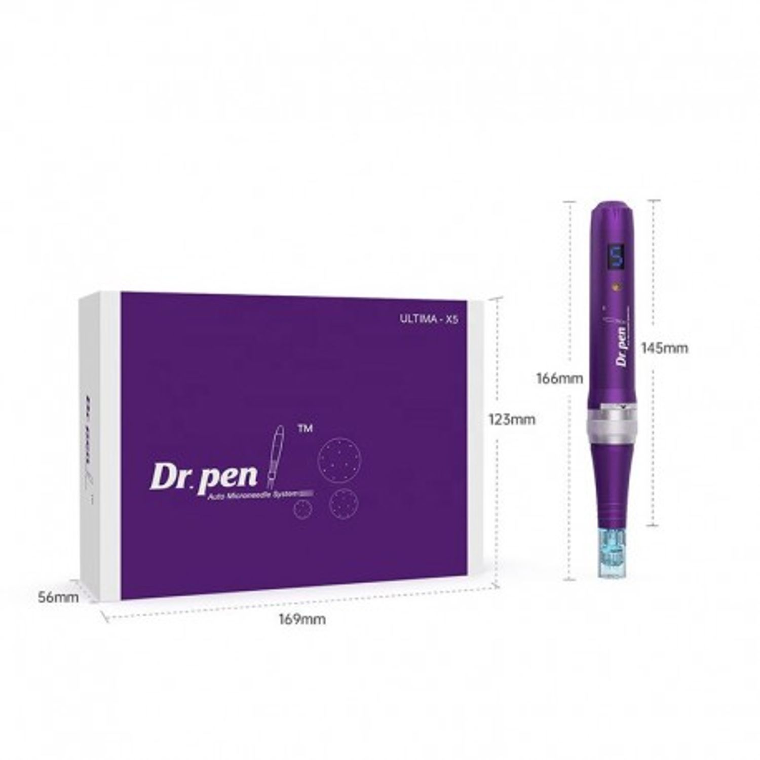 DermaPen Techstar&reg; Dr Pen Premium X5, 2 Capete de Rezerva, Ace Otel Inoxidabil, Corp Aliaj, Ergonomic, Regenerare Piel fotografia produsului View 12 L