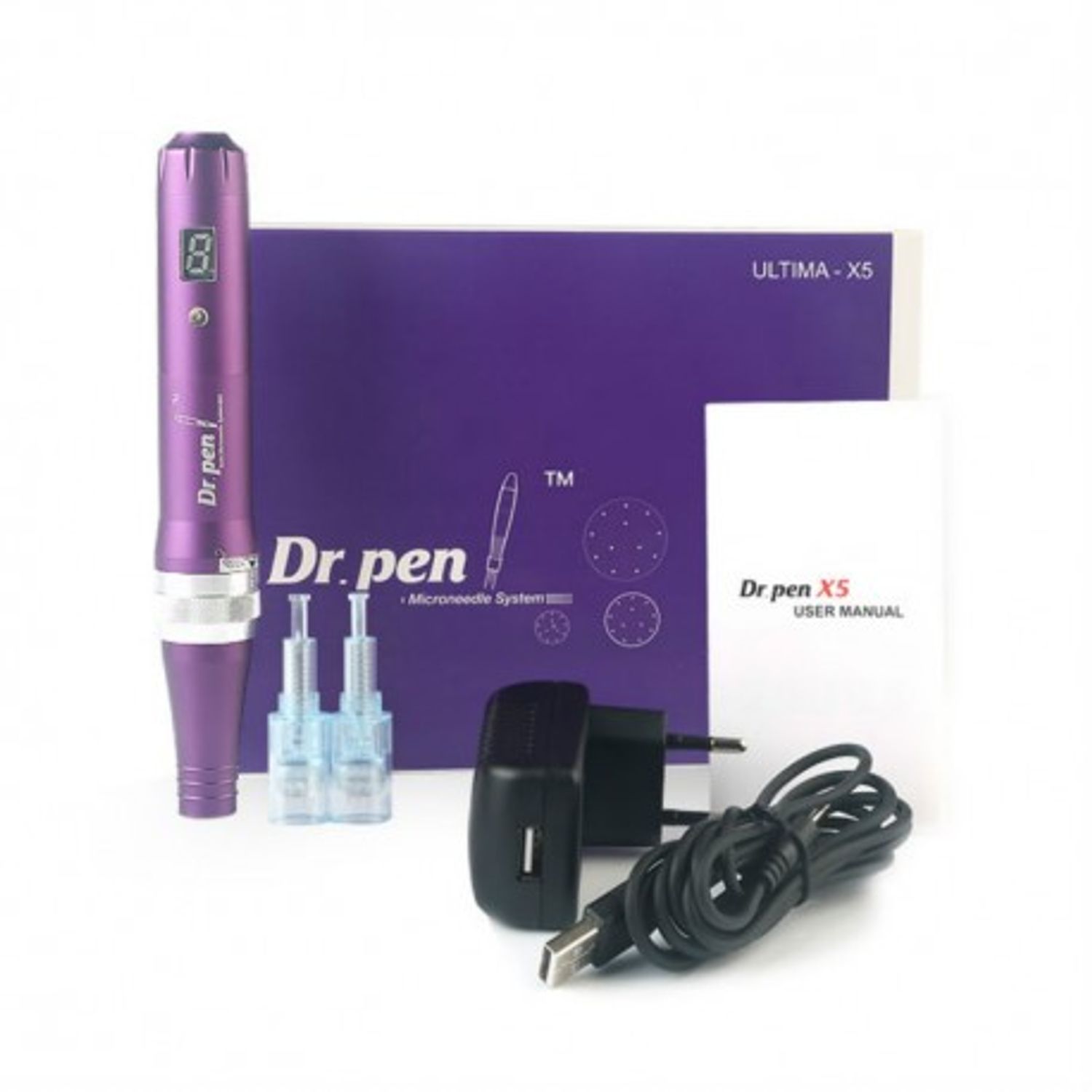 DermaPen Techstar&reg; Dr Pen Premium X5, 2 Capete de Rezerva, Ace Otel Inoxidabil, Corp Aliaj, Ergonomic, Regenerare Piel fotografia produsului View 9 L