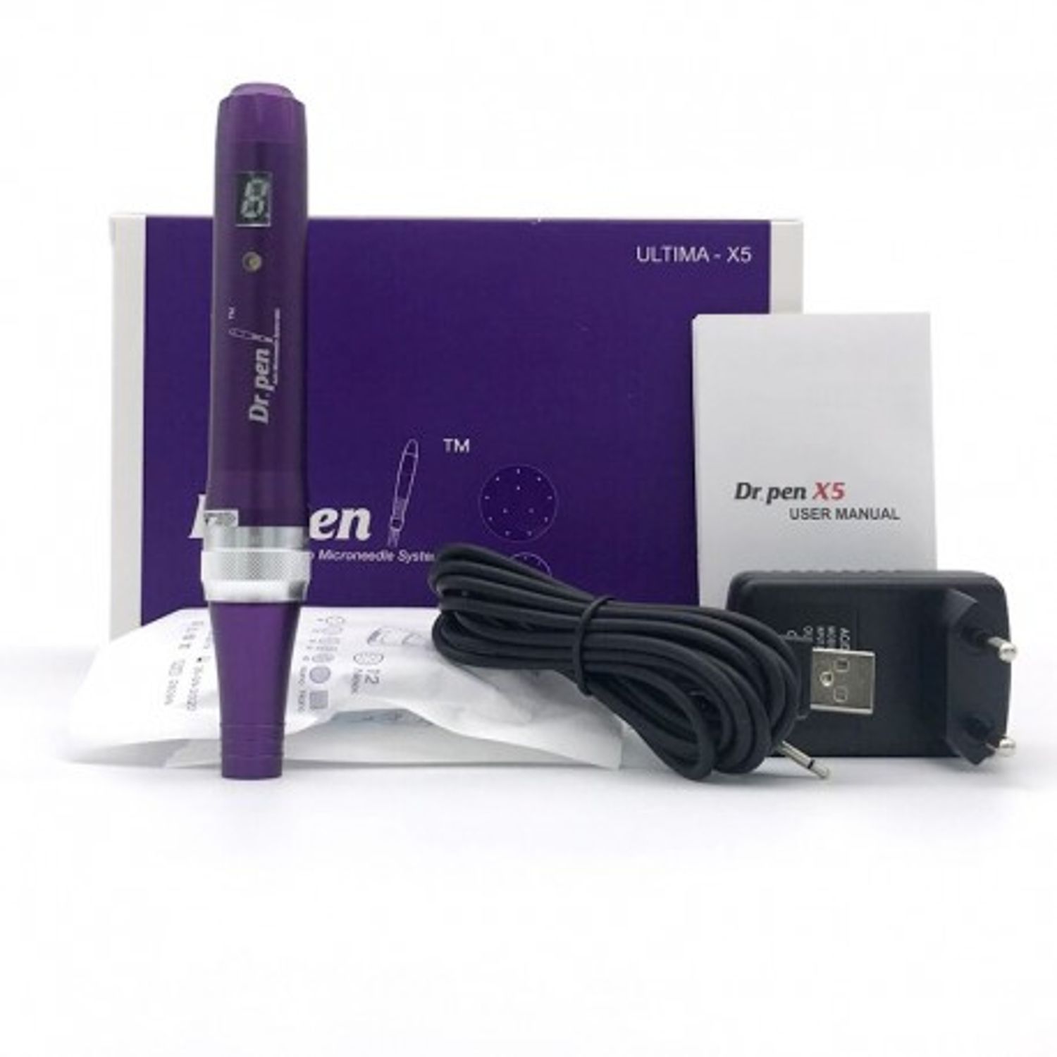 DermaPen Techstar&reg; Dr Pen Premium X5, 2 Capete de Rezerva, Ace Otel Inoxidabil, Corp Aliaj, Ergonomic, Regenerare Piel fotografia produsului View 3 L