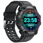 Ceas Smartwatch Techstar® FD68, 1.3" IPS, Design Sport, Bluetooth 4.0, Monitorizare Tensiune, Puls, Negru fotografia produsului