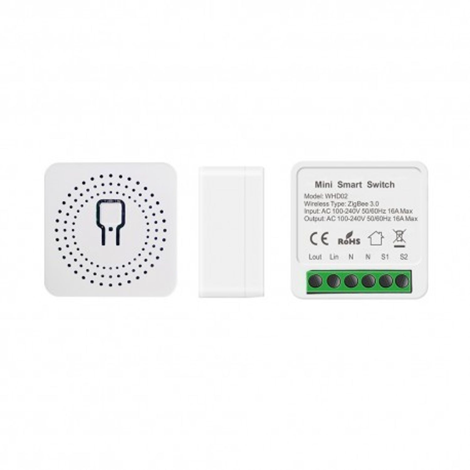 Intrerupator/Releu Techstar&reg; Mini Smart, Protocol ZigBee 3.0, Tuya, SmartHome, Automatizare fotografia produsului View 6 L