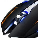 Mouse Gaming Techstar&reg; iMice V6, Wireless, 2400 DPI, Ergonomic, 6 Butoane, RGB, USB fotografia produsului View 3 S