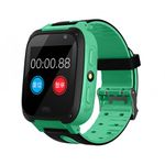 Ceas Smartwatch Copii Techstar® Q9, Slot Cartela SIM, GPS Tracker, Buton Urgenta SOS, Monitorizare Live, Apelare, Verd fotografia produsului View 2 S