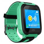 Ceas Smartwatch Copii Techstar® Q9, Slot Cartela SIM, GPS Tracker, Buton Urgenta SOS, Monitorizare Live, Apelare, Verd fotografia produsului View 5 S