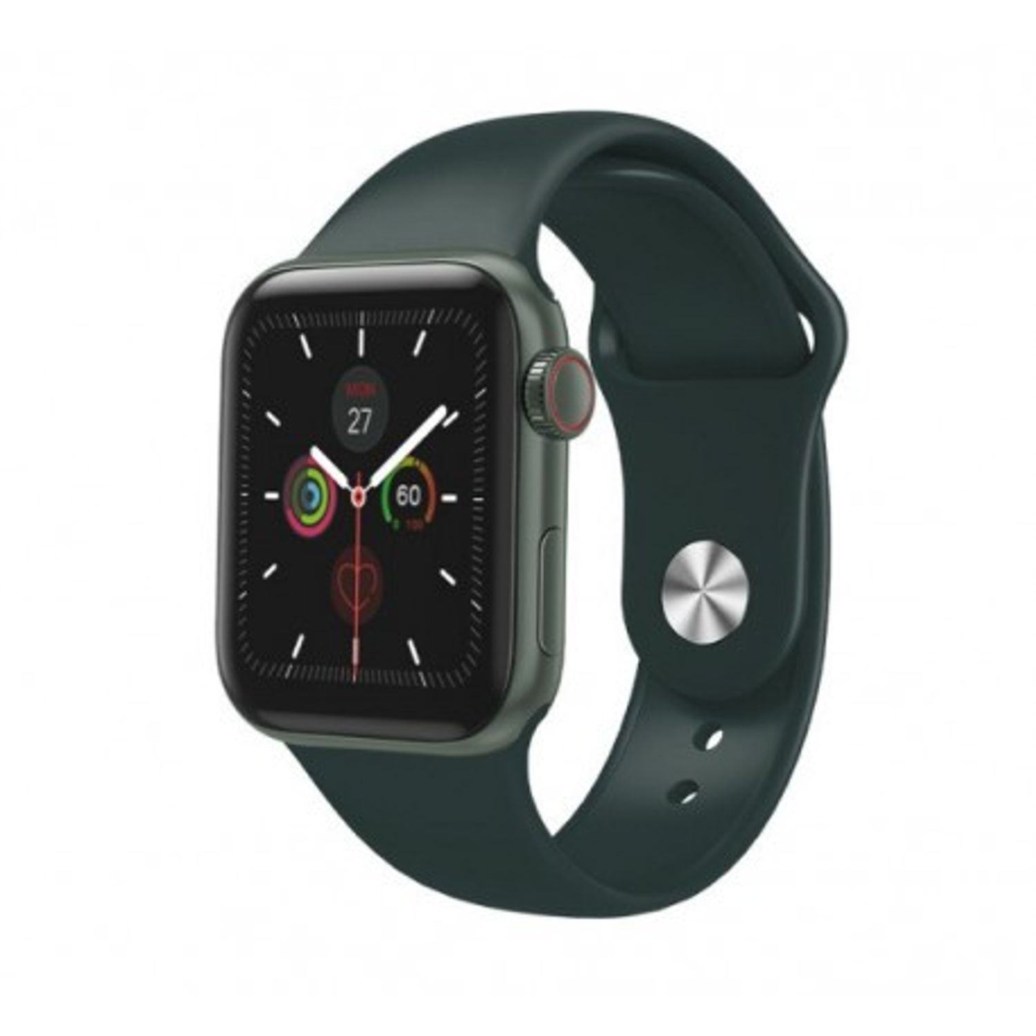 Ceas Smartwatch Techstar® W58Pro Verde, 1.3 inch IPS, Monitorizare Temperatura, Puls, Tensiune, Sedentarism, Bluetooth fotografia produsului View 2 L