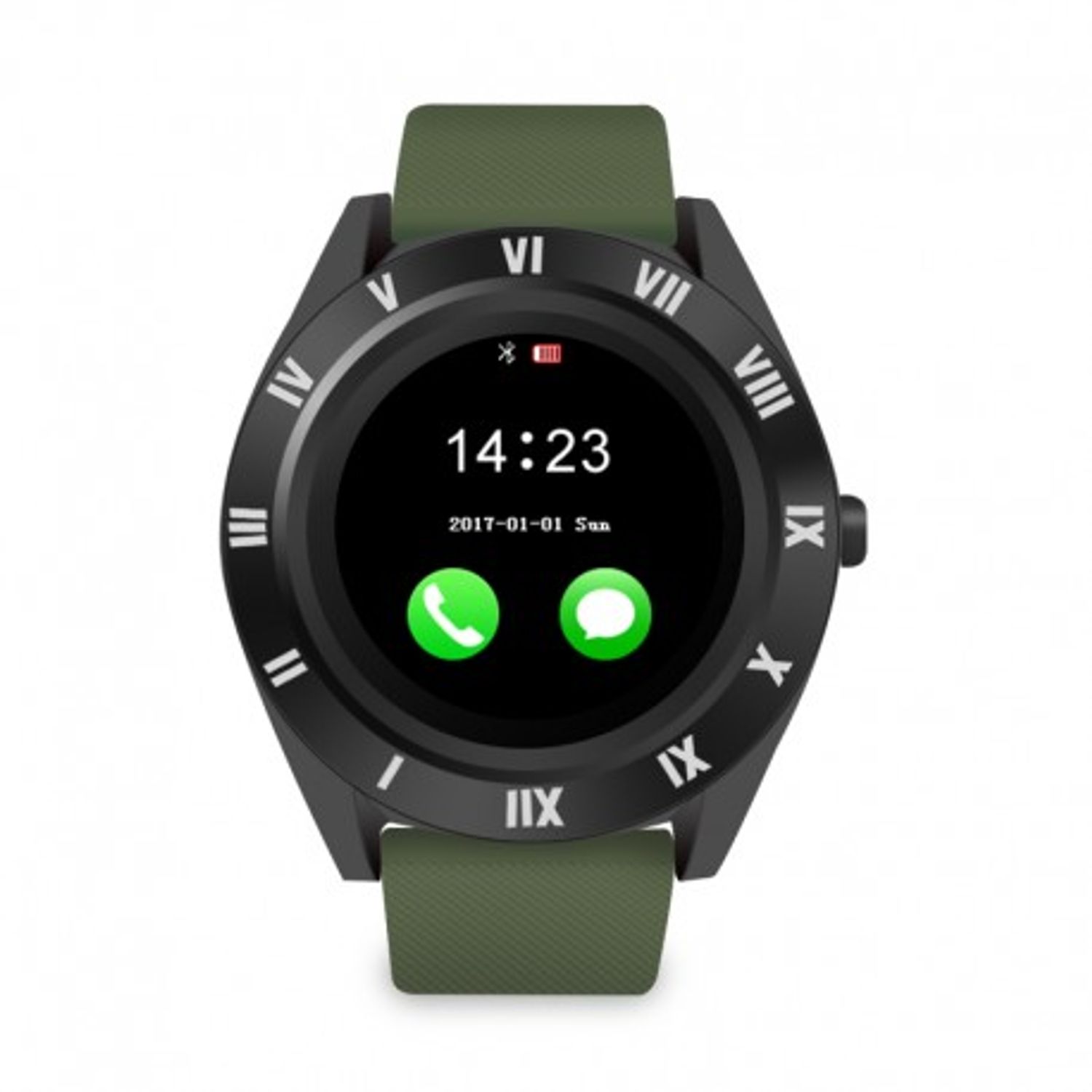 Ceas Smartwatch Techstar® M11, 1.54inch LCD , Bluetooth 4.0 + EDR, Camera Foto, Cartela SIM, Micro SD, Monitorizare So fotografia produsului