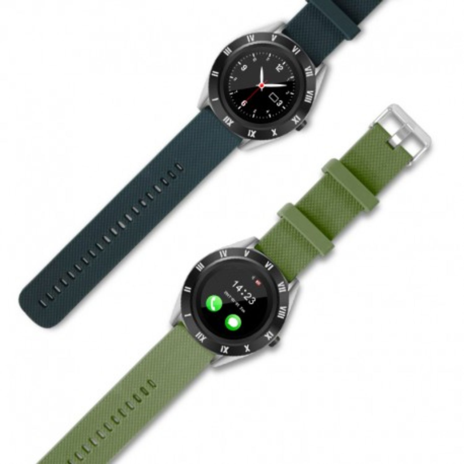 Ceas Smartwatch Techstar® M11, 1.54inch LCD , Bluetooth 4.0 + EDR, Camera Foto, Cartela SIM, Micro SD, Monitorizare So fotografia produsului View 3 L