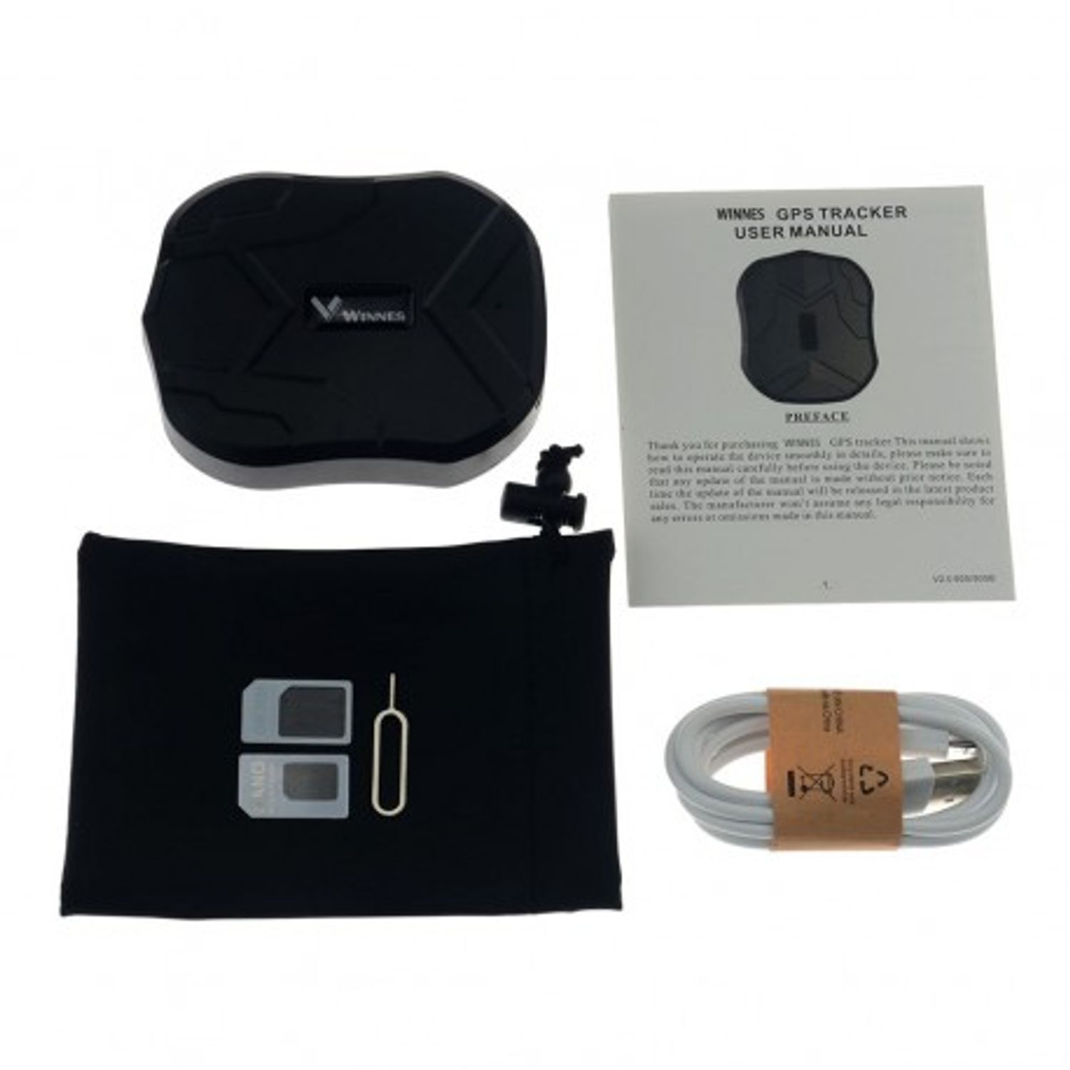 GPS Tracker Techstar&reg; TK905, Localizare LBS+GPS, Microfon, SIM, 6 Luni Istoric Date, Conexiune prin Date Mobile, 5000m fotografia produsului View 11 L