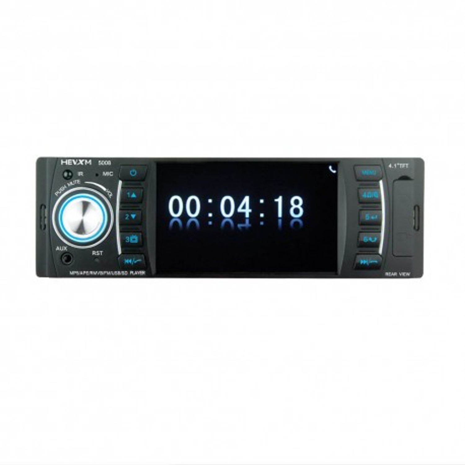 MP5 Player Techstar&reg; 5008, 1DIN, Camera Marsarier, Ecran HD 4.1", Telecomanda, Bluetooth 4.2 fotografia produsului View 3 L