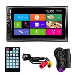 MP5 Player Techstar&reg; 7016, 2DIN, Camera Marsarier, Ecran HD Touch 7", Comenzi Volan, Telecomanda, MirrorLink, Bluetoot fotografia produsului View 8 S