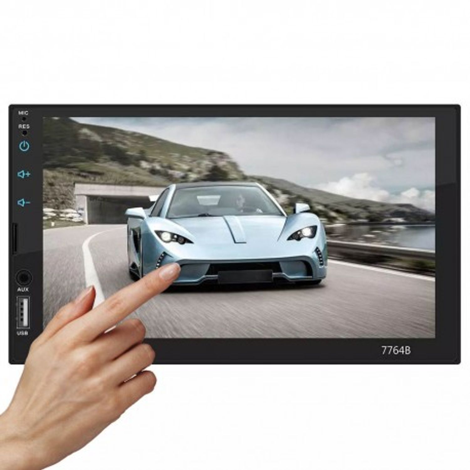 MP5 Player Techstar&reg; 7023, 2DIN, Camera Marsarier, Ecran HD Touch 7", Comenzi Volan, Telecomanda, MirrorLink, Bluetoot fotografia produsului View 11 L