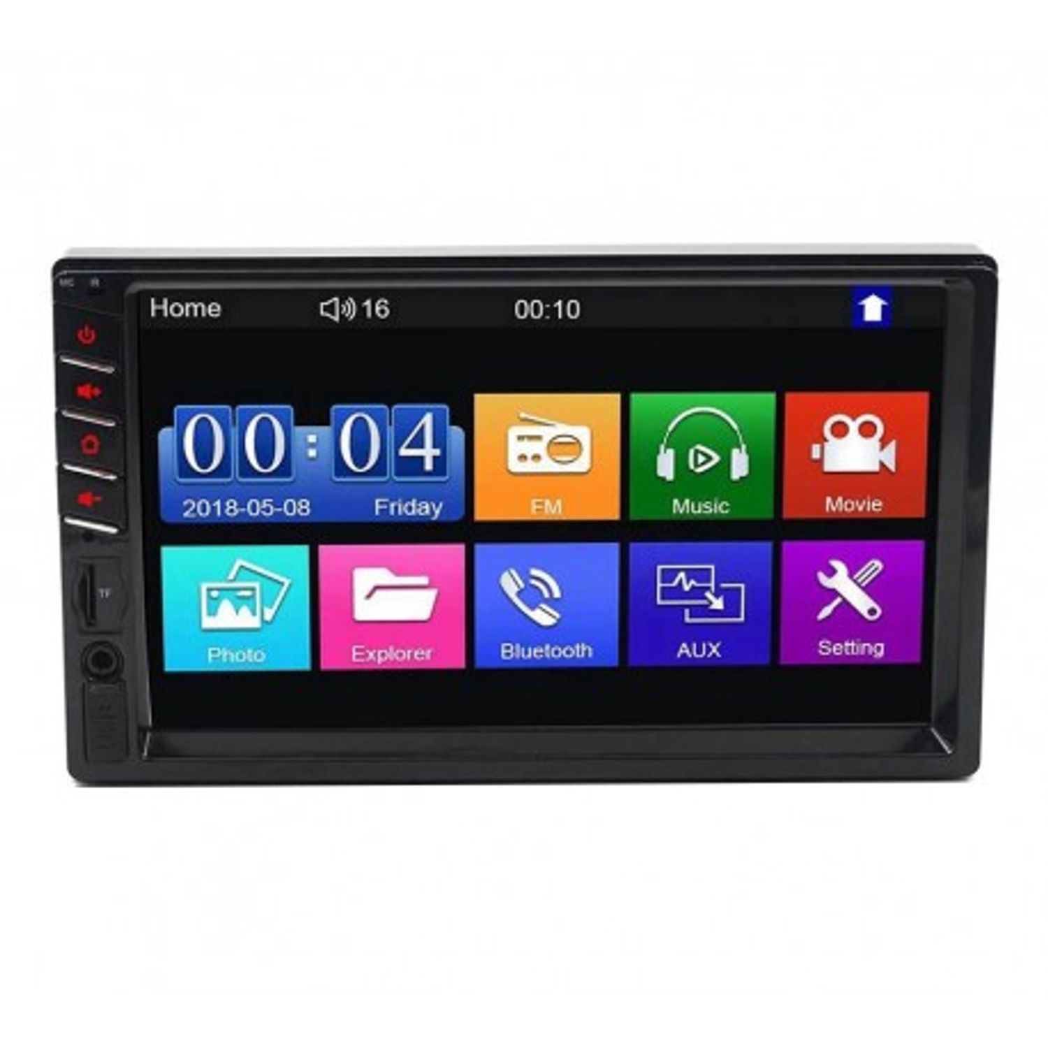 MP5 Player Techstar&reg; 7035, 2DIN, Camera Marsarier, Ecran HD Touch 7", Comenzi Volan, Telecomanda, MirrorLink, Bluetoot fotografia produsului View 2 L