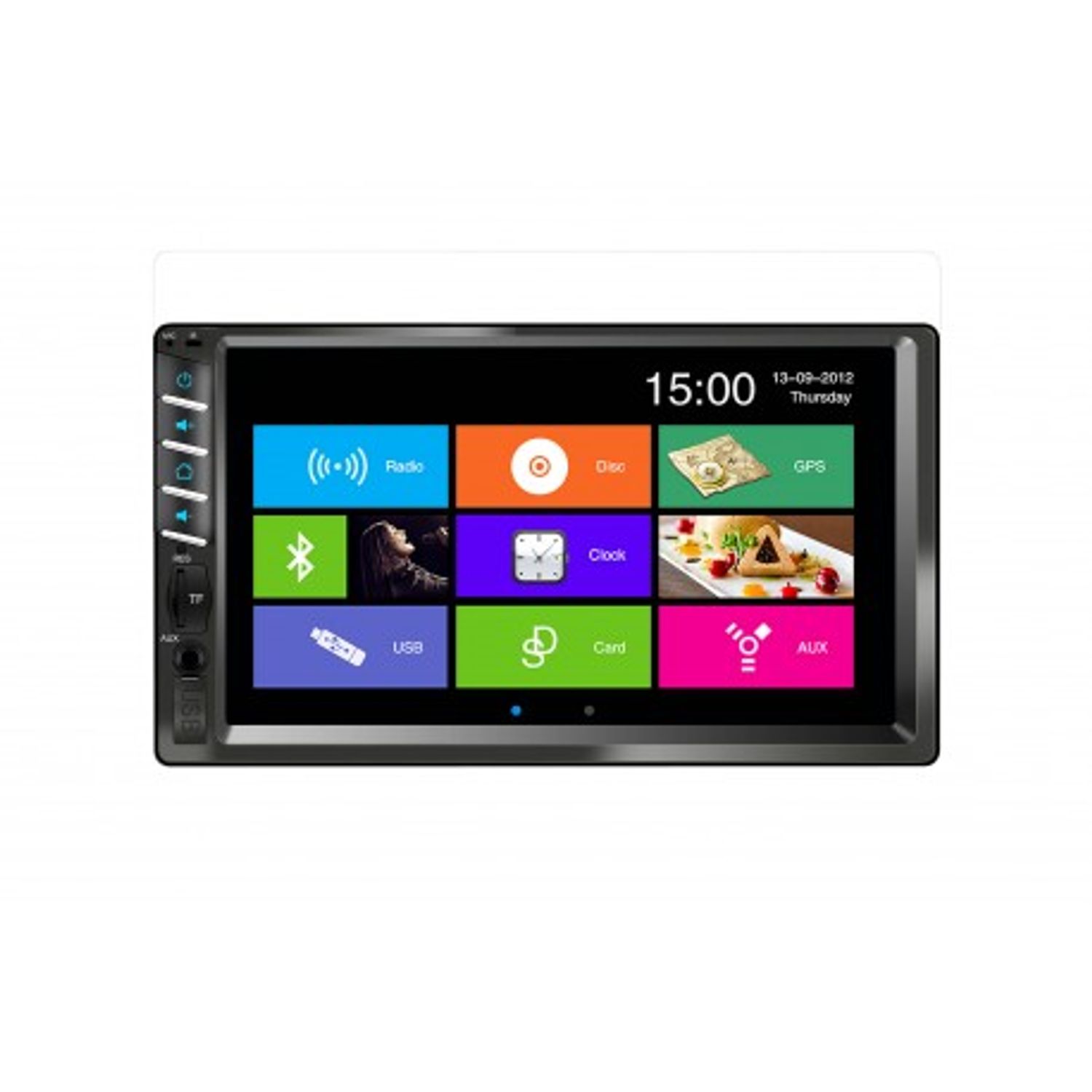 MP5 Player Techstar&reg; 7035, 2DIN, Camera Marsarier, Ecran HD Touch 7", Comenzi Volan, Telecomanda, MirrorLink, Bluetoot fotografia produsului View 12 L