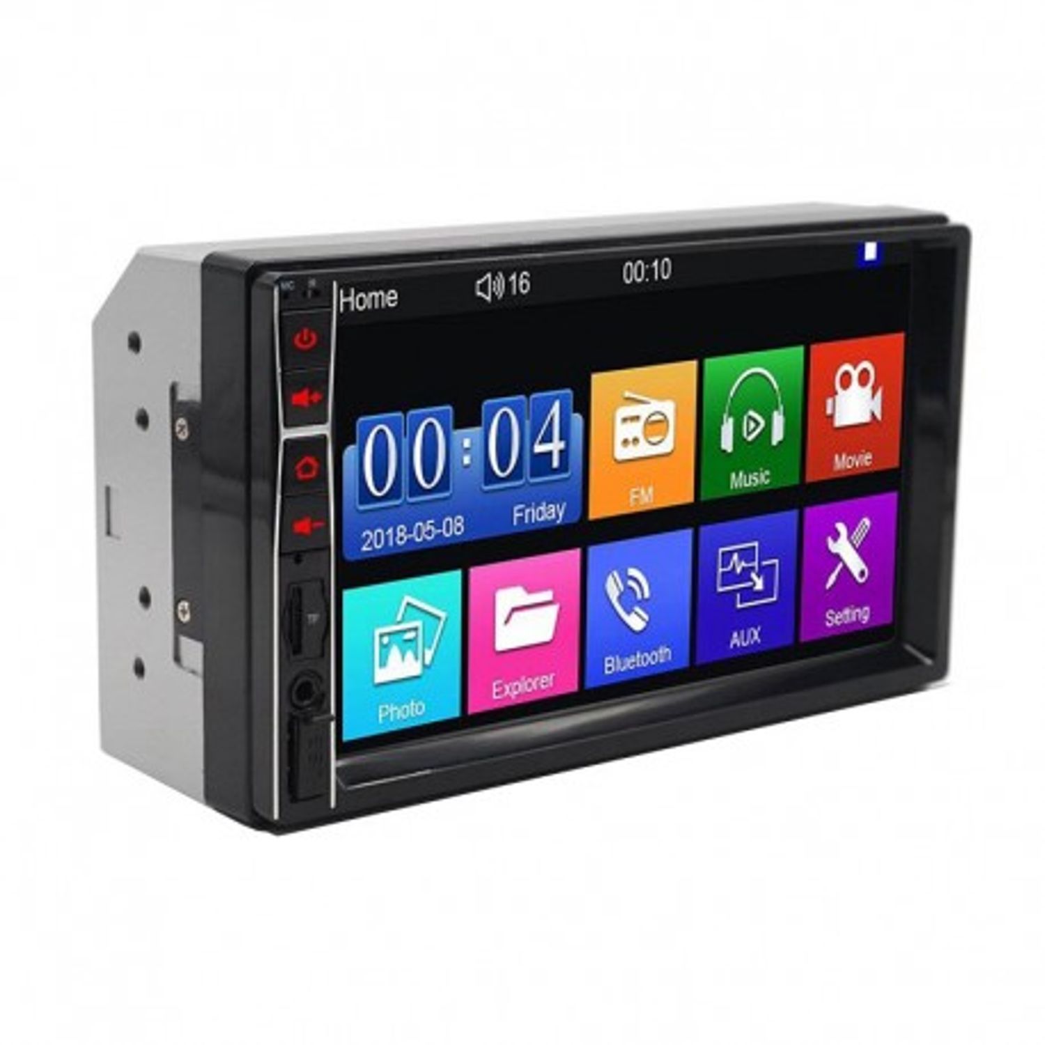 MP5 Player Techstar&reg; 7032, 2DIN, Camera Marsarier, Ecran HD Touch 7", Comenzi Volan, Telecomanda, MirrorLink, Bluetoot fotografia produsului View 8 L