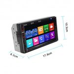 MP5 Player Techstar&reg; 7032, 2DIN, Camera Marsarier, Ecran HD Touch 7", Comenzi Volan, Telecomanda, MirrorLink, Bluetoot fotografia produsului