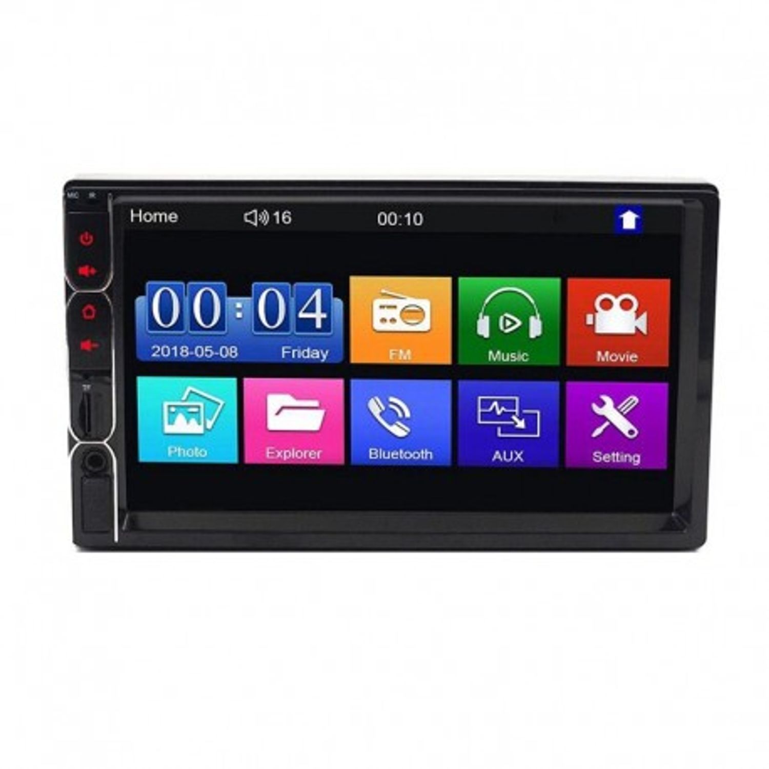 MP5 Player Techstar&reg; 7031, 2DIN, Camera Marsarier, Ecran HD Touch 7", Comenzi Volan, Telecomanda, MirrorLink, Bluetoot fotografia produsului View 12 L