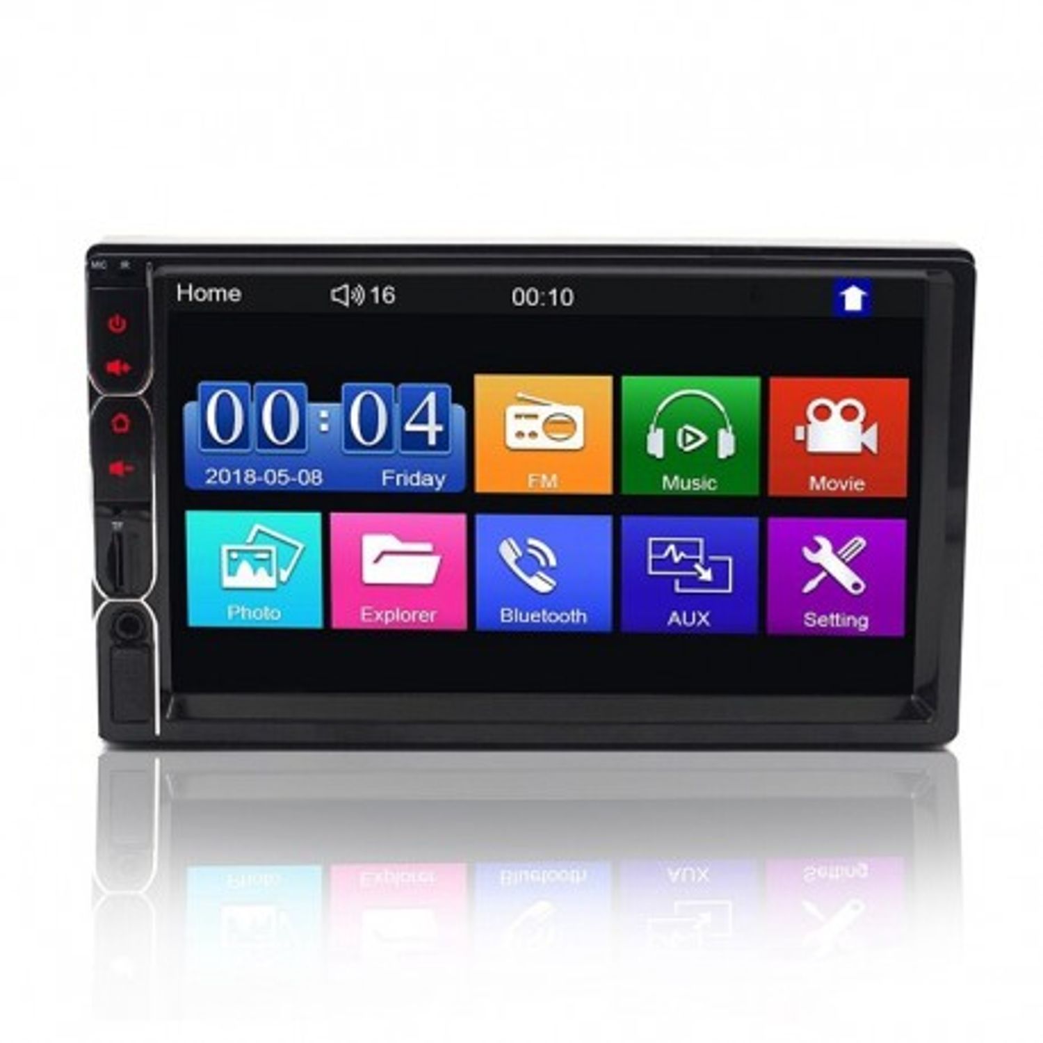 MP5 Player Techstar&reg; 7031, 2DIN, Camera Marsarier, Ecran HD Touch 7", Comenzi Volan, Telecomanda, MirrorLink, Bluetoot fotografia produsului View 9 L