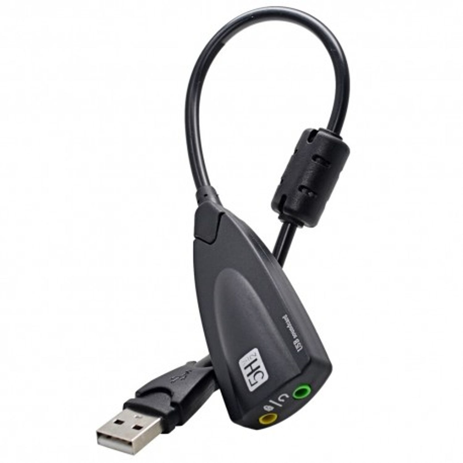 Adaptor Audio Techstar&reg; 5HV2, USB 2.0, 2 x Jack Audio 3.5mm, Microfon, LineOut, Virtual Surround fotografia produsului View 4 L
