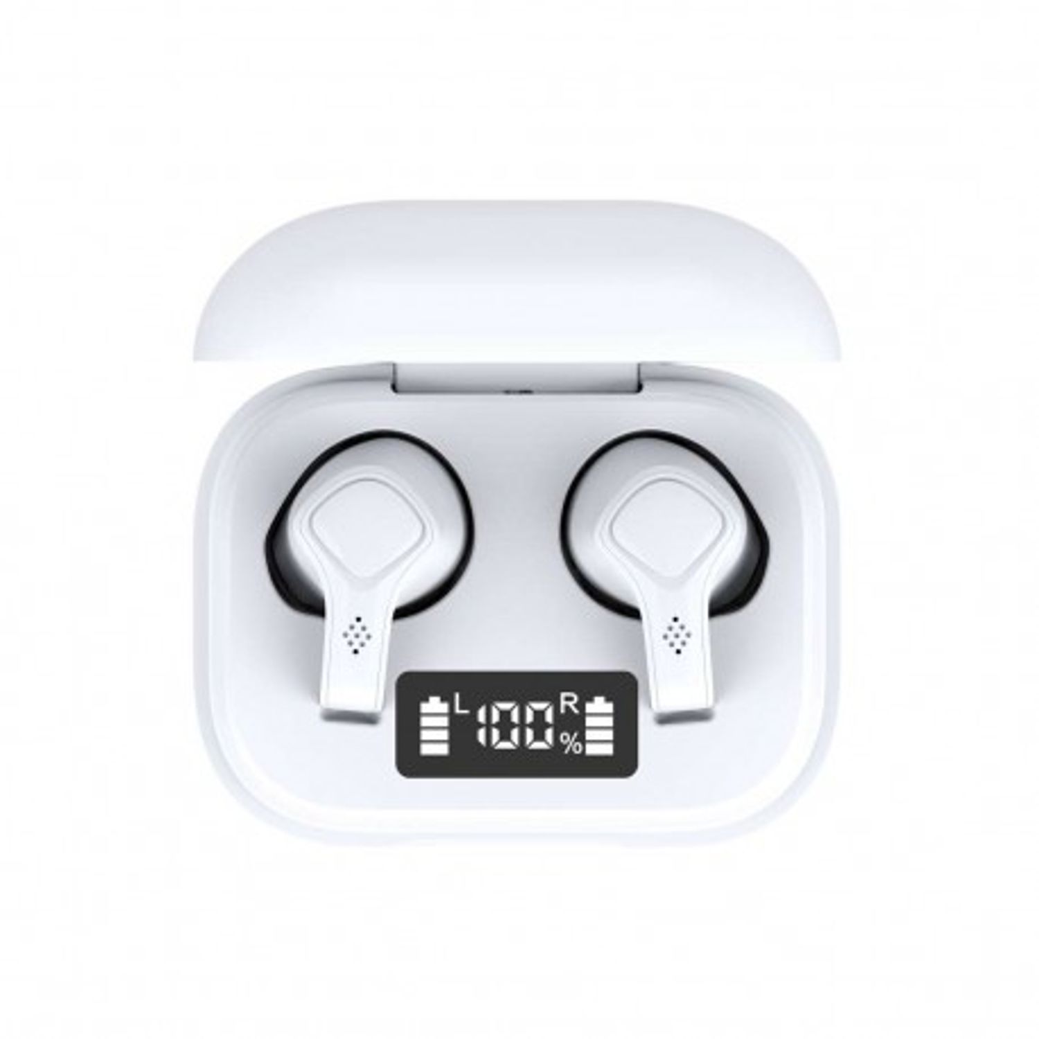 Casti Smart Techstar&reg; TWS S20 , Wireless, Bluetooth V5.0, HD Audio, Touch, IPX5, iOS, Android, 300mAh, Type-C, Alb fotografia produsului View 4 L