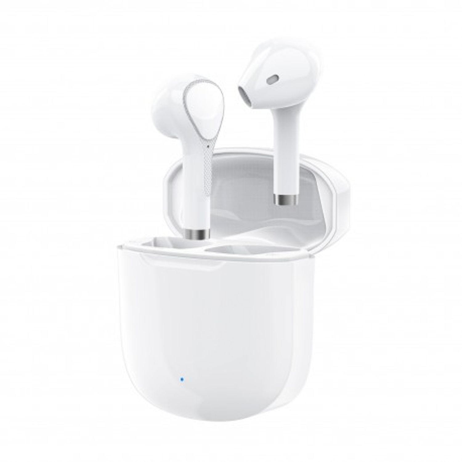 Casti Smart Techstar&reg; TWS S19 , Wireless, Bluetooth V5.0, HD Audio, Touch, IPX5, iOS, Android, 300mAh, Type-C, Alb fotografia produsului View 4 L