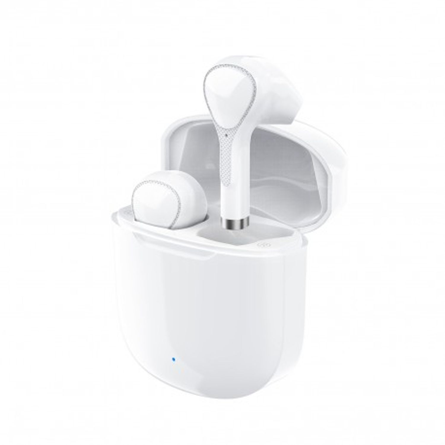 Casti Smart Techstar&reg; TWS S19 , Wireless, Bluetooth V5.0, HD Audio, Touch, IPX5, iOS, Android, 300mAh, Type-C, Alb fotografia produsului