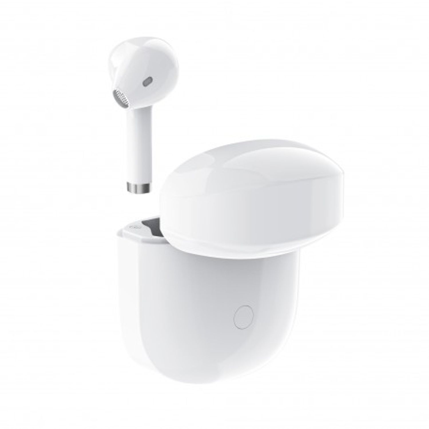 Casti Smart Techstar&reg; TWS S19 , Wireless, Bluetooth V5.0, HD Audio, Touch, IPX5, iOS, Android, 300mAh, Type-C, Alb fotografia produsului View 5 L