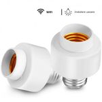 Dulie Smart Techstar&reg; DB21, Wireless, Baza Aluminiu, Dulie E27 la E27, TuyaSmart, SmartLife fotografia produsului View 2 S