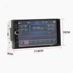 MP5 Player Auto Universal 7018B, WinCE, Camera Marsarier, Ecran HD Touch 7", Comenzi Volan, Telecomanda, MirrorLink, Bl fotografia produsului View 7 S