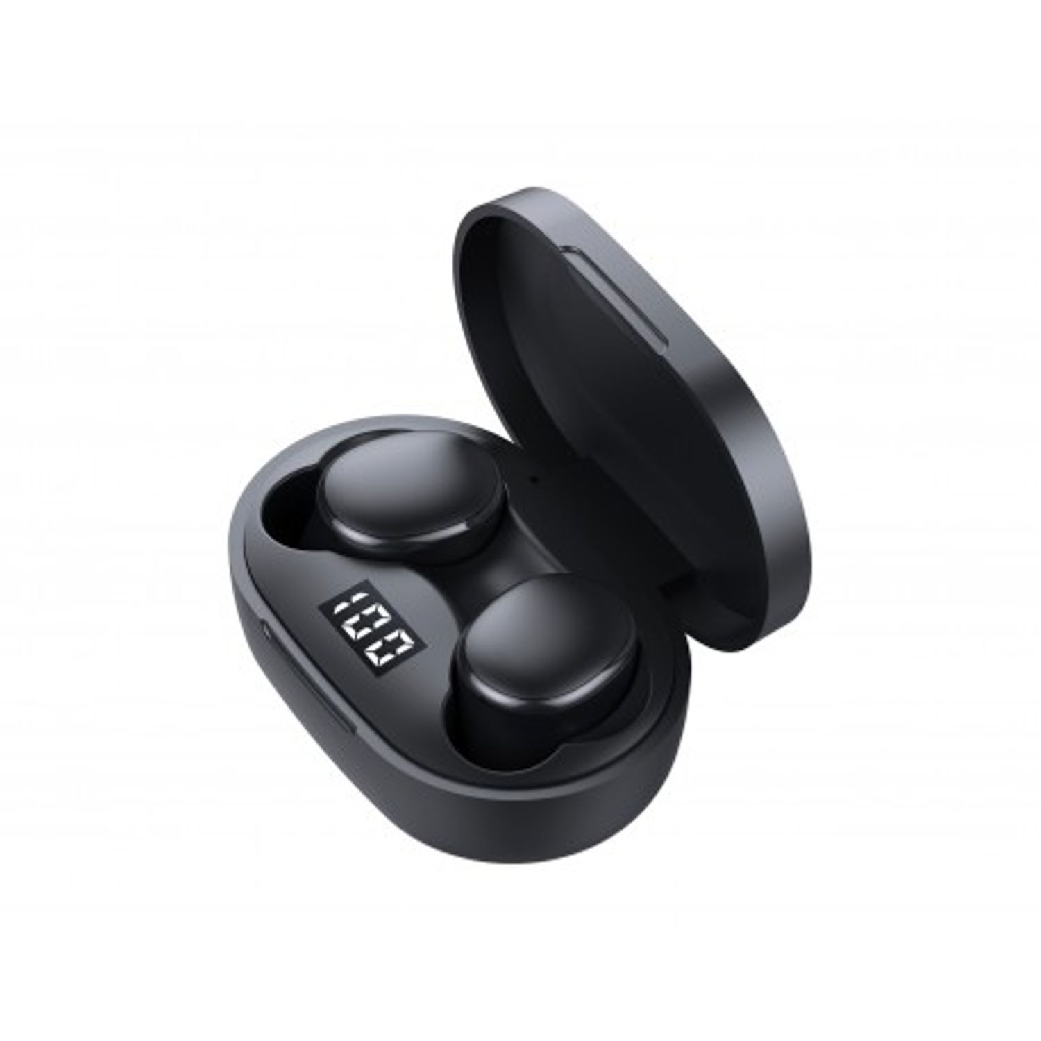 Casti Smart Techstar&reg; TWS S16S, Wireless, Bluetooth V5.0, HD Audio, Touch, iOS, Android, Type-C, Negru fotografia produsului View 5 L