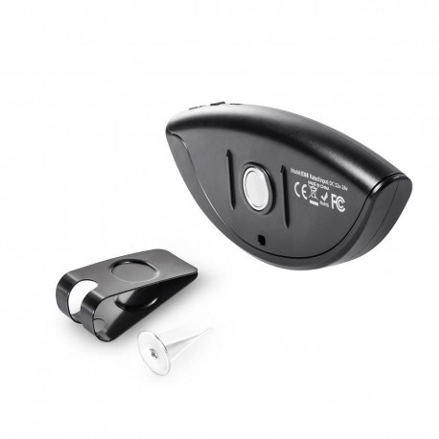 Car Kit Bluetooth Techstar&reg; E08, Wireless, Bluetooth 4.1, MultiPoint, Microfon Integrat, Acumulator, Difuzor 2W fotografia produsului View 7 L