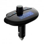 Modulator FM Techstar&reg; T37, Wireless, Bluetooth 4.2,Microfon Integrat, FM Transmitator, Voltaj Baterie, USB, Slot Micr fotografia produsului