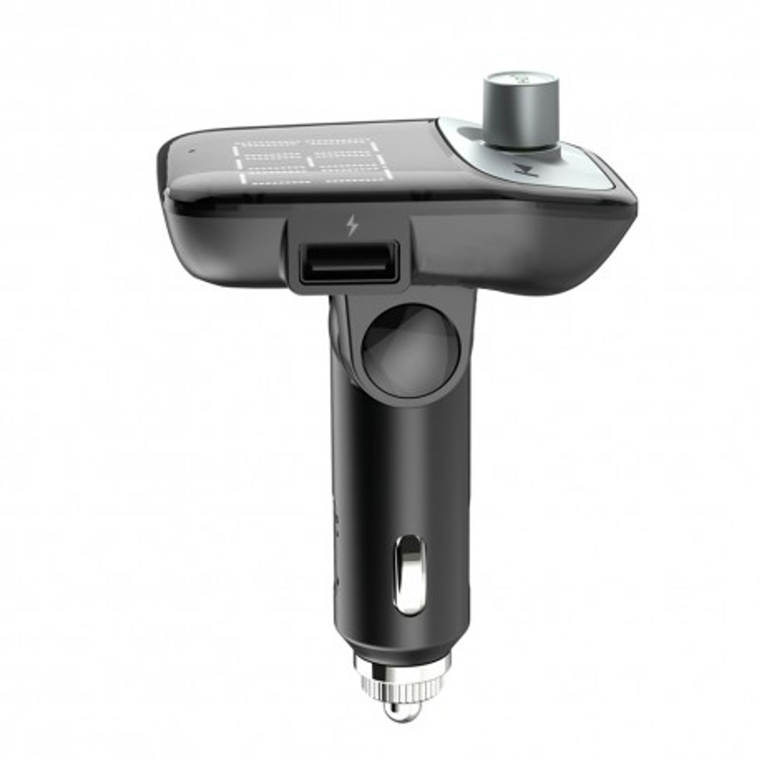 Modulator FM Techstar&reg; T17B, Wireless, Bluetooth 4.2, Microfon Integrat, FM Transmitator, Voltaj Baterie, USB, Slot Mi fotografia produsului View 3 L