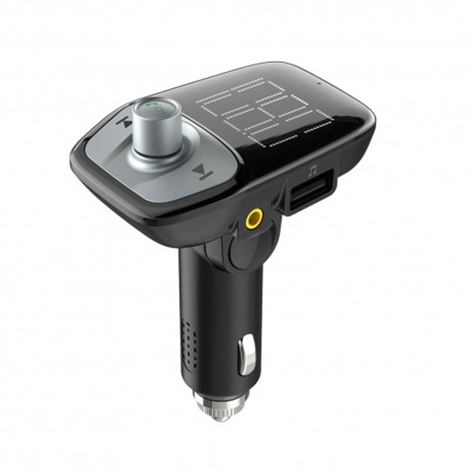 Modulator FM Techstar&reg; T17B, Wireless, Bluetooth 4.2, Microfon Integrat, FM Transmitator, Voltaj Baterie, USB, Slot Mi fotografia produsului