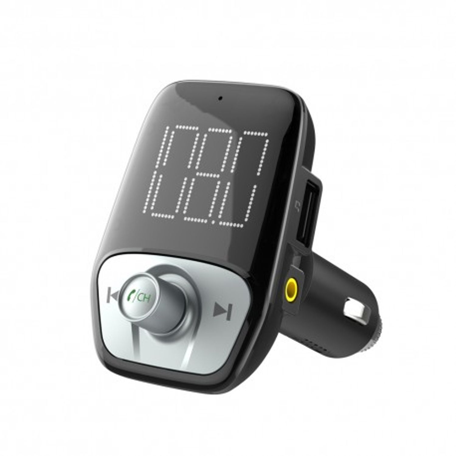 Modulator FM Techstar&reg; T17B, Wireless, Bluetooth 4.2, Microfon Integrat, FM Transmitator, Voltaj Baterie, USB, Slot Mi fotografia produsului View 4 L