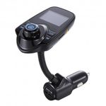 Modulator FM Techstar&reg; T10, Wireless, Bluetooth 4.2, Microfon Integrat, Quick Charge, Afisare Voltaj, Slot MicroSD, AU fotografia produsului View 2 S
