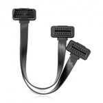 Prelungitor Cablu Techstar&reg;, Adaptor Auto 2 in 1 la OBD2 16 Pin, 30cm fotografia produsului View 7 S