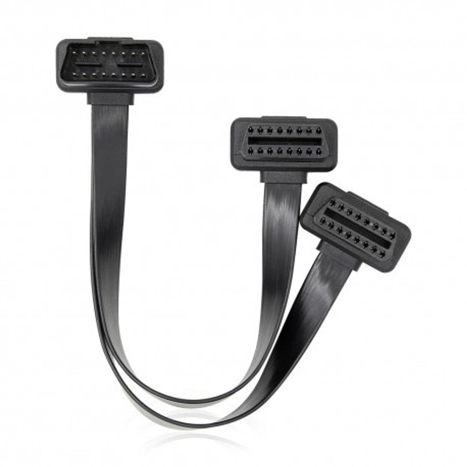 Prelungitor Cablu Techstar&reg;, Adaptor Auto 2 in 1 la OBD2 16 Pin, 30cm fotografia produsului View 7 L