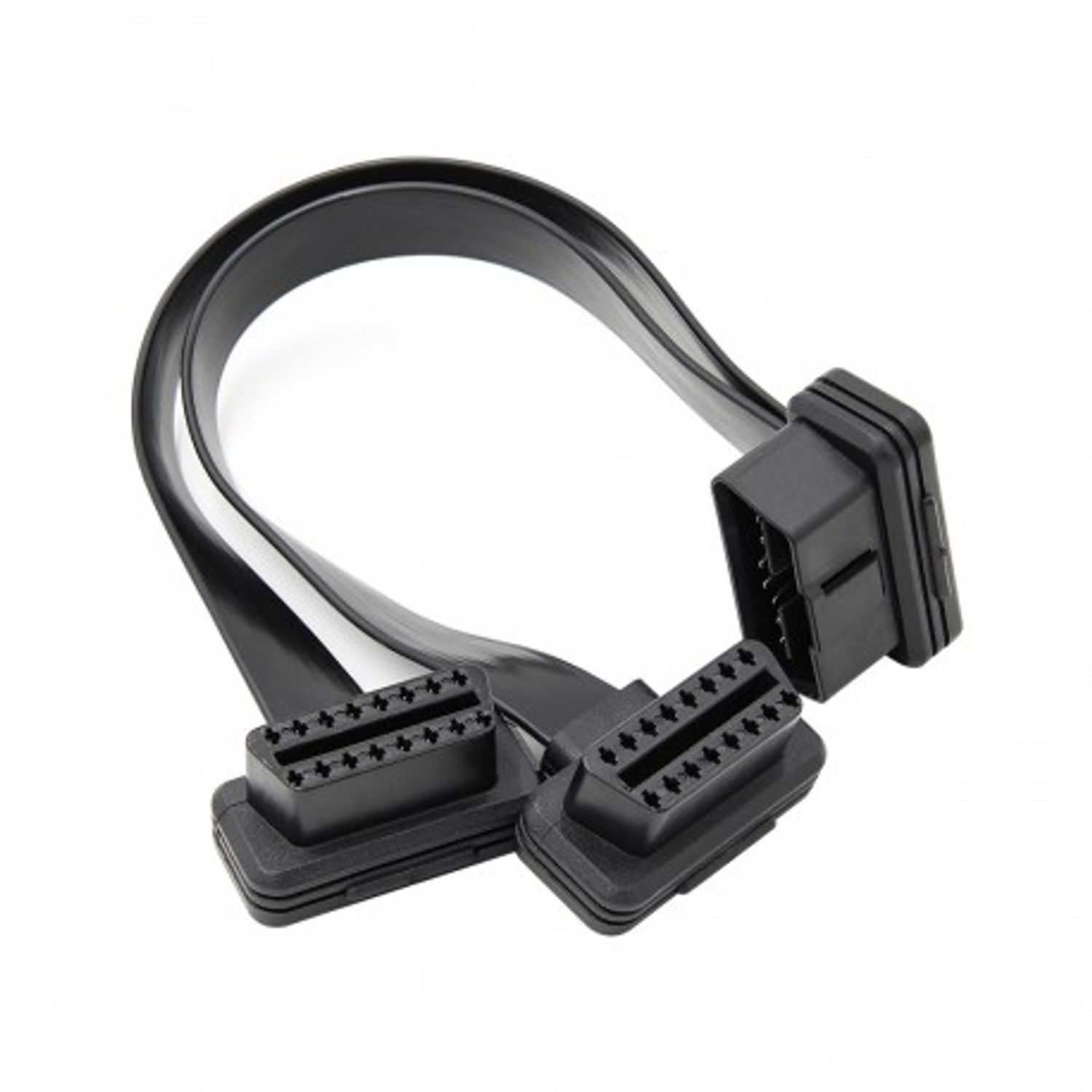 Prelungitor Cablu Techstar&reg;, Adaptor Auto 2 in 1 la OBD2 16 Pin, 30cm fotografia produsului View 5 L